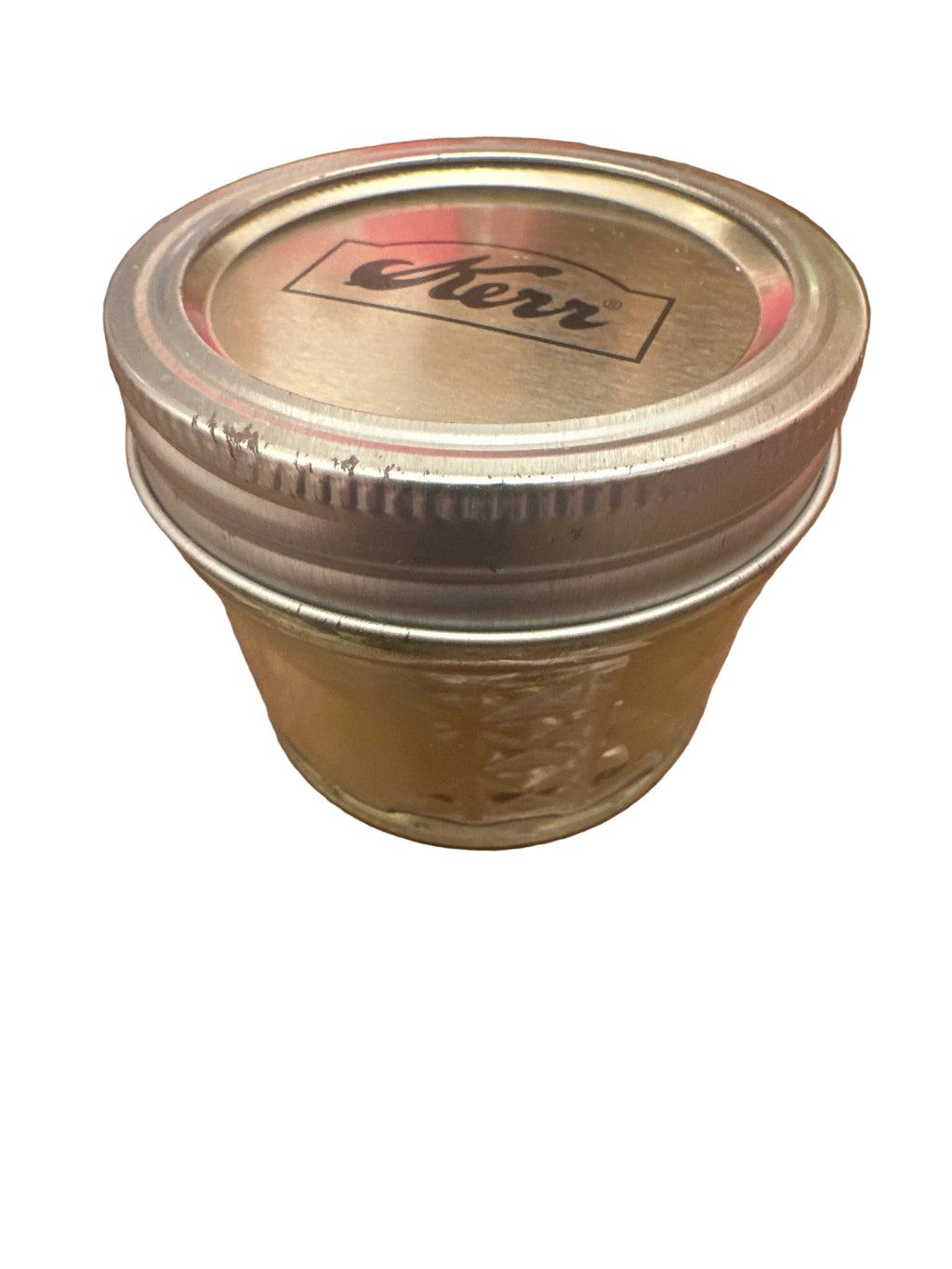 Hand-Poured 100% Beeswax Candle  4 oz.– Reusable Glass Jar
