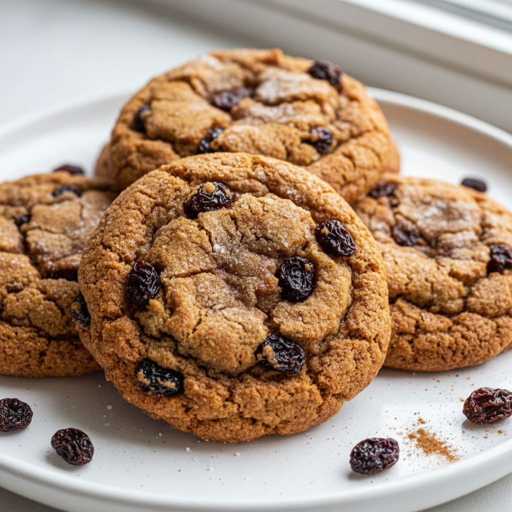 Cinnamon Raisin Sourdough Cookies