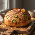 Jalapeño Cheddar Sourdough Bread