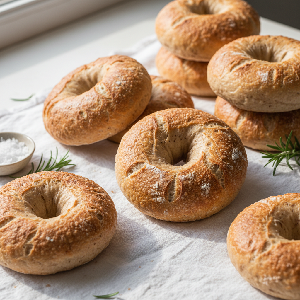 Sourdough Bagels
