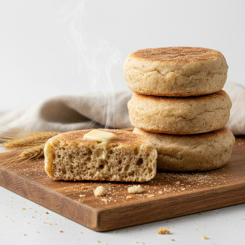 Sourdough English Muffins